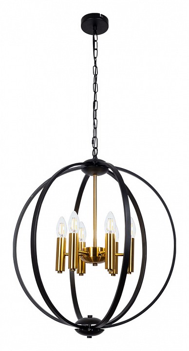 Подвесная люстра arte lamp castula a7013sp-6bk
