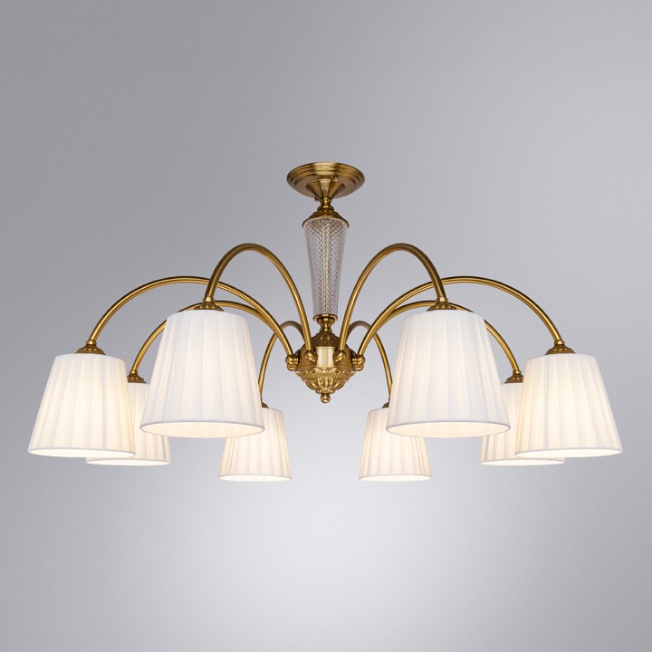 Люстра на штанге arte lamp gracie a7301pl-8pb