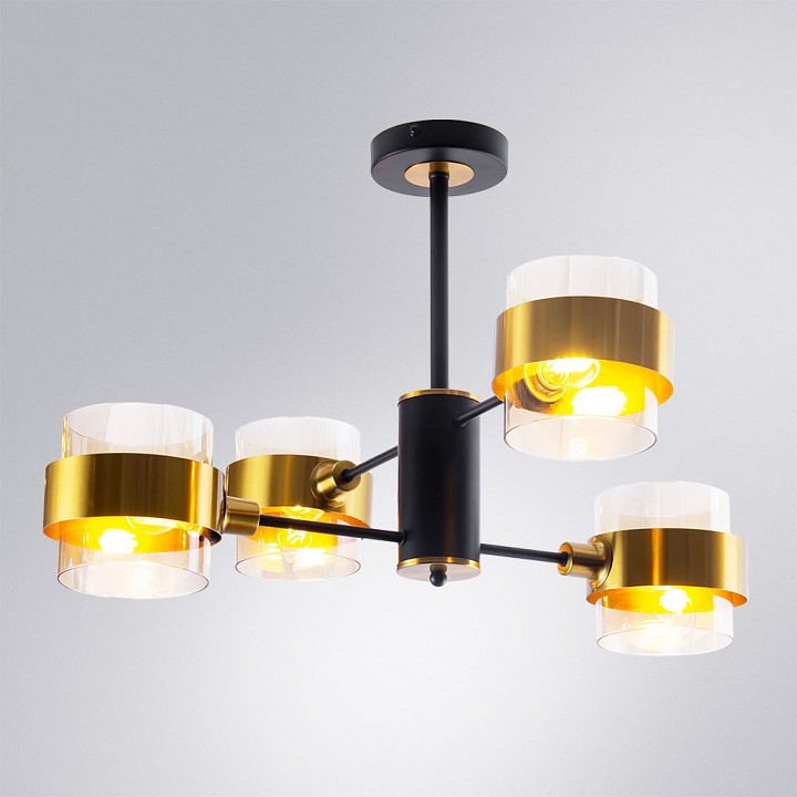 Люстра на штанге arte lamp carlo a8205sp-4bk