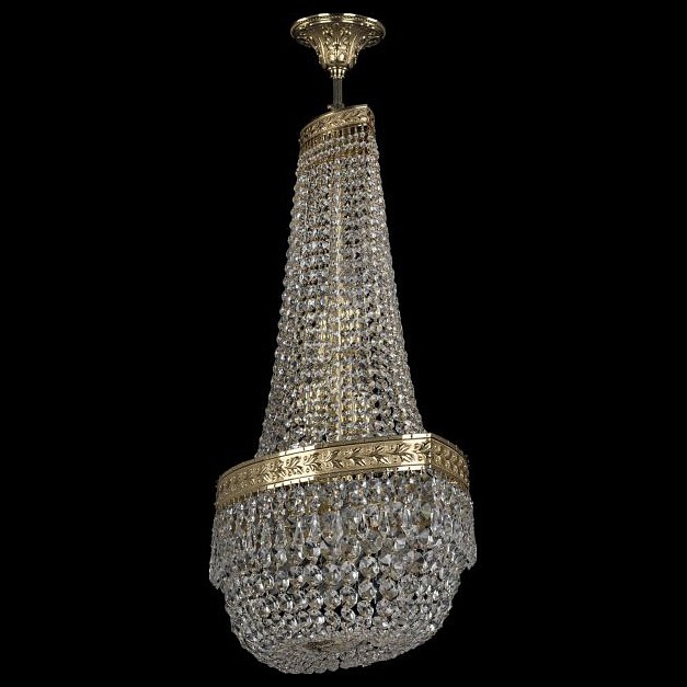 Светильник на штанге bohemia ivele crystal 1901 19013/h2/60iv g