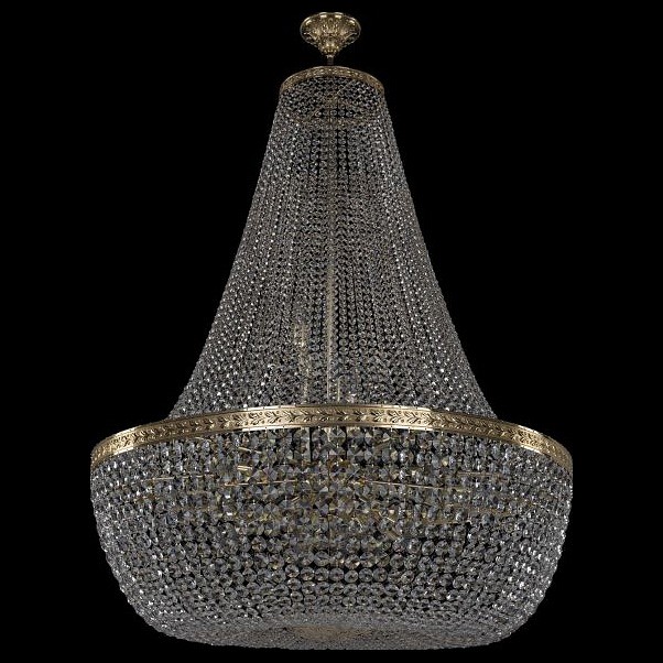 Люстра на штанге bohemia ivele crystal 1911 19111/h2/100iv g