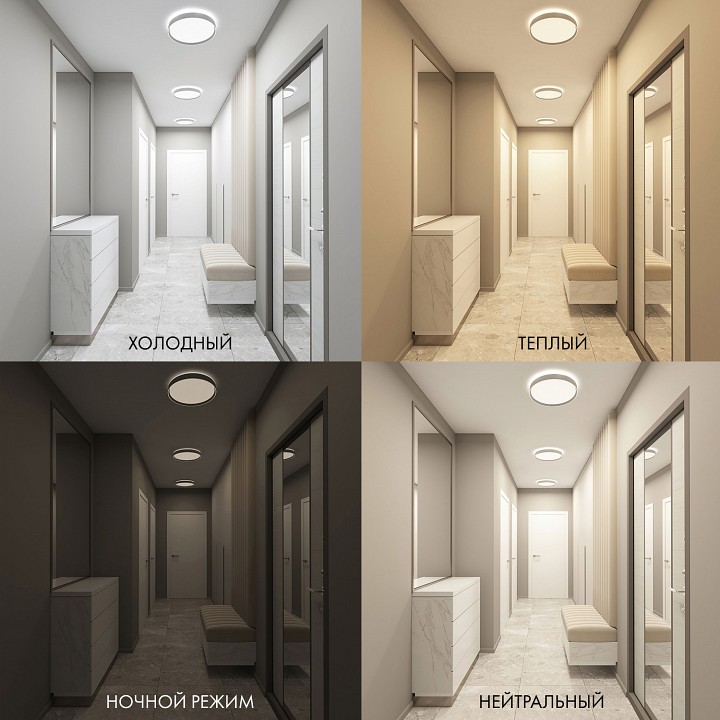 Накладной светильник denkirs plato dk6510-wh