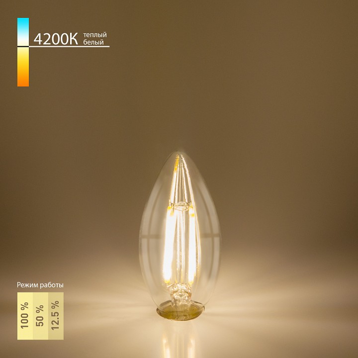 Лампа светодиодная elektrostandard dimmable f e14 5вт 4200k a048724