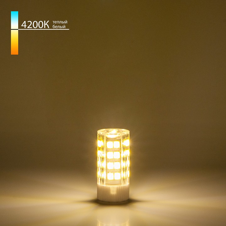 Лампа светодиодная elektrostandard g4 led g4 7вт 4200k a049592