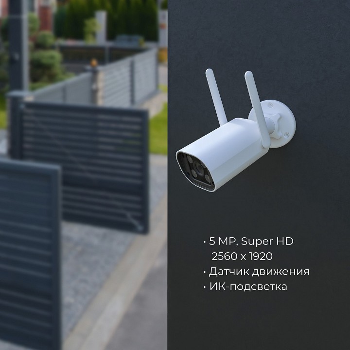 Видеокамера безопасности elektrostandard wf 76500/01