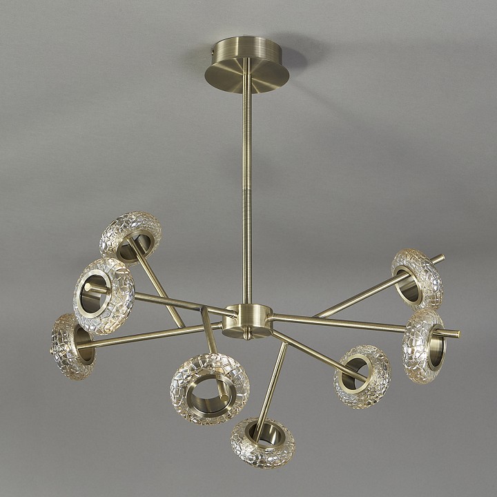 Люстра на штанге escada gravity 10252/8led brass