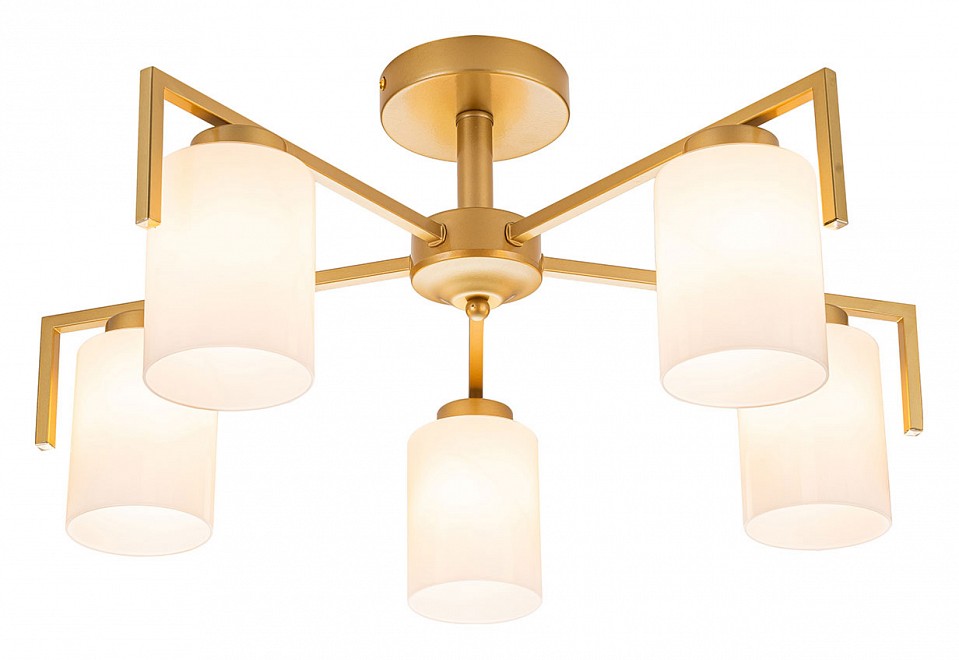 Люстра на штанге escada style 1142/5p gold