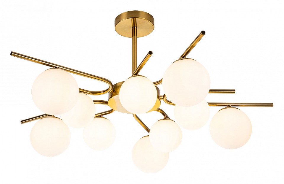 Люстра на штанге escada sphere 642/10p brass