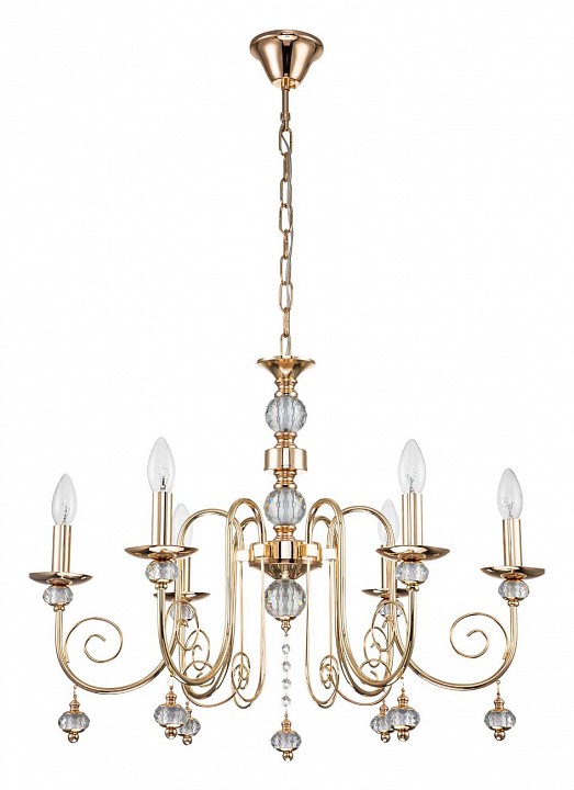 Подвесной светильник escada shine 678/6pl gold