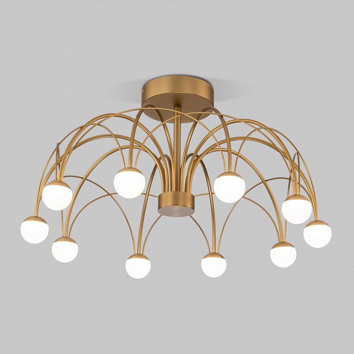 Люстра на штанге eurosvet ragno 90031/10 led золото