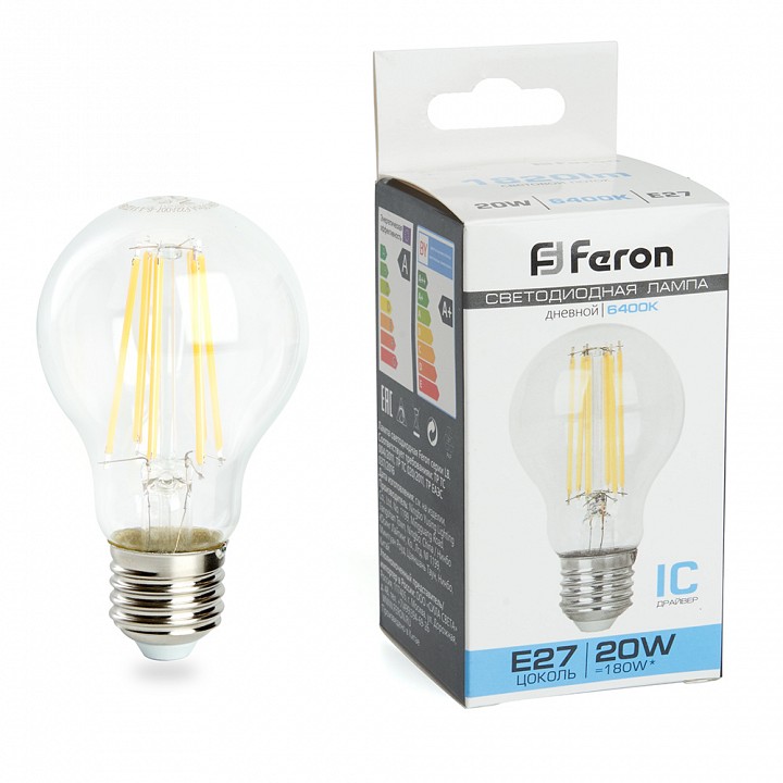 Лампа светодиодная feron lb-620 e27 20вт 6400k 48285