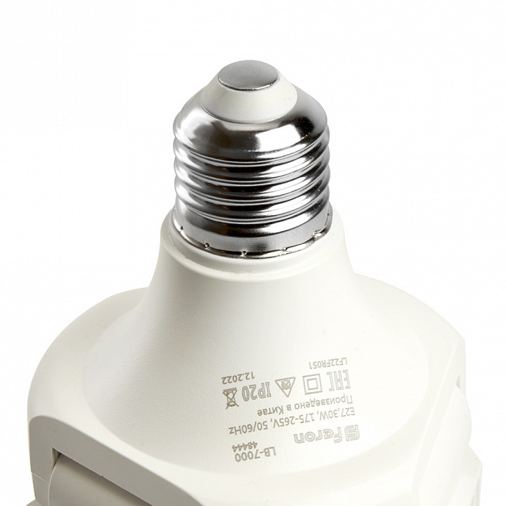Лампа светодиодная feron lb-7000 e27 30вт k 48444