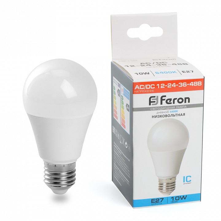 Лампа светодиодная feron lb-192 e27 10вт 6400k 48732