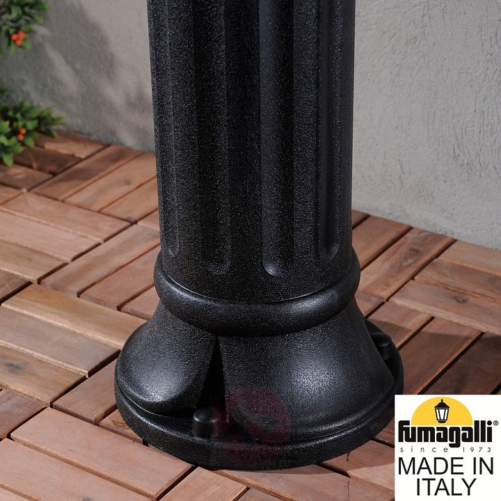 Наземный низкий светильник fumagalli sauro d15.553.000.axd1l.crb