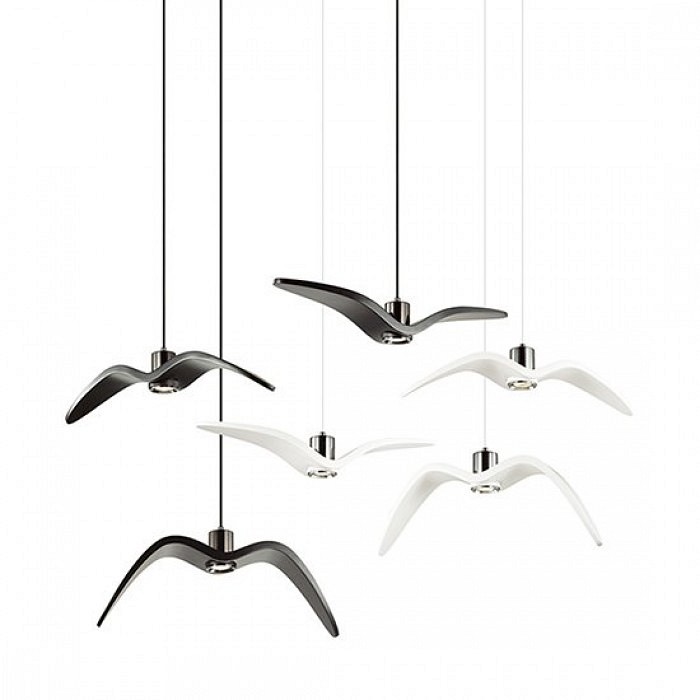 Подвесной светильник imperiumloft brokis night birds black 40.2190-0