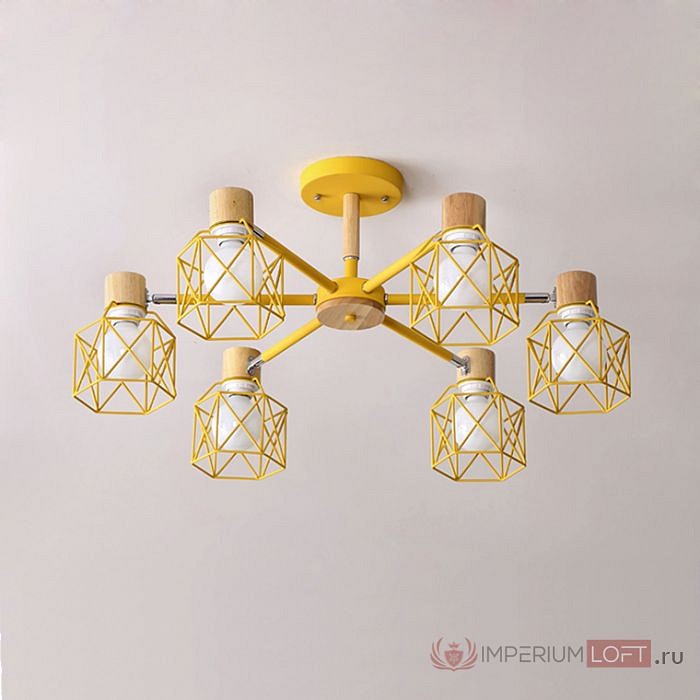 Люстра на штанге imperiumloft corf yellow corf-b01