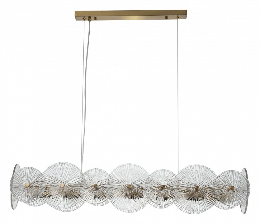 Подвесной светильник indigo miele 12021/7pl brass