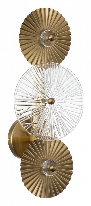 Накладной светильник indigo miele 12021/a/1w brass