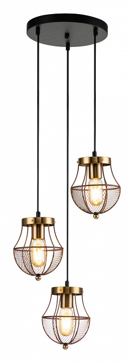 Подвесной светильник indigo pallo 10011/3p gold