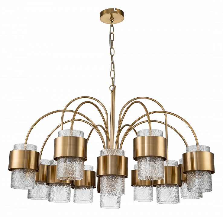 Подвесная люстра indigo eleganza 12019/a/12p brass