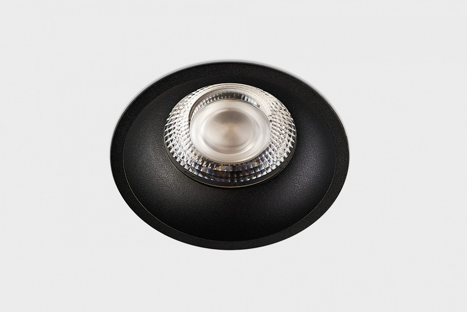 Встраиваемый светильник italline it08 it08-8032 black 3000k