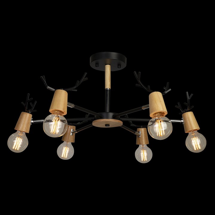 Люстра на штанге loft it sven 10024/6 black