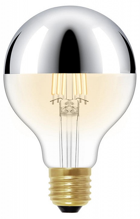 Лампа светодиодная loft it edison bulb e27 6вт 3000k g80led chrome