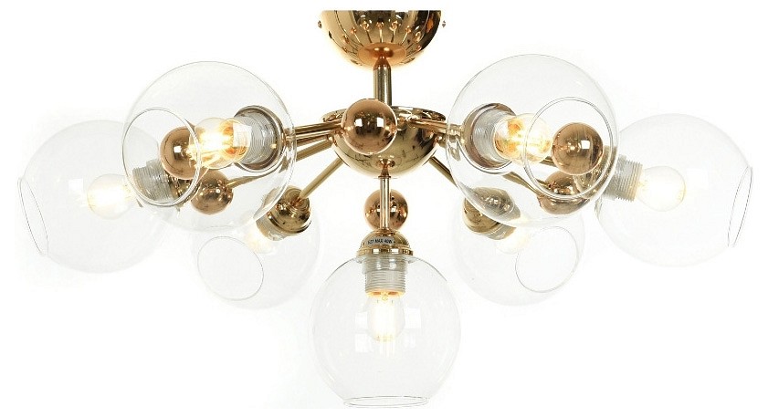 Люстра на штанге lumina deco devoli ldc 8040-7 f.gd+pr