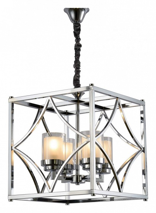 Подвесная люстра lumina deco quadrato ldp 1223-4 chr