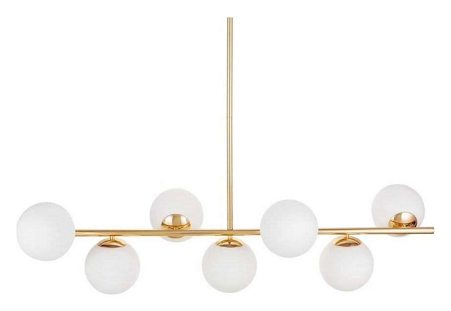 Люстра на штанге lumina deco fredica ldp 6030-7 gd