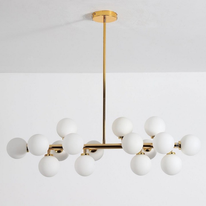 Люстра на штанге lumina deco marsiada ldp 6033-16 gd