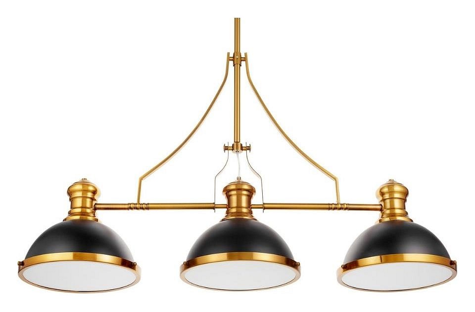 Светильник на штанге lumina deco ettore ldp 710-3 bk+md