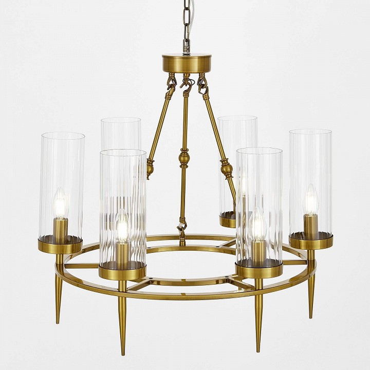 Подвесная люстра lumina deco moratti ldp 8022-6 md+pr