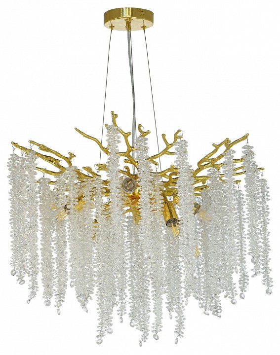 Подвесная люстра lumina deco drevia ldp 8026-800 gd