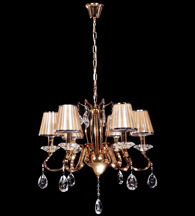 Подвесная люстра lumina deco finezzia ldp 9267-6 gd