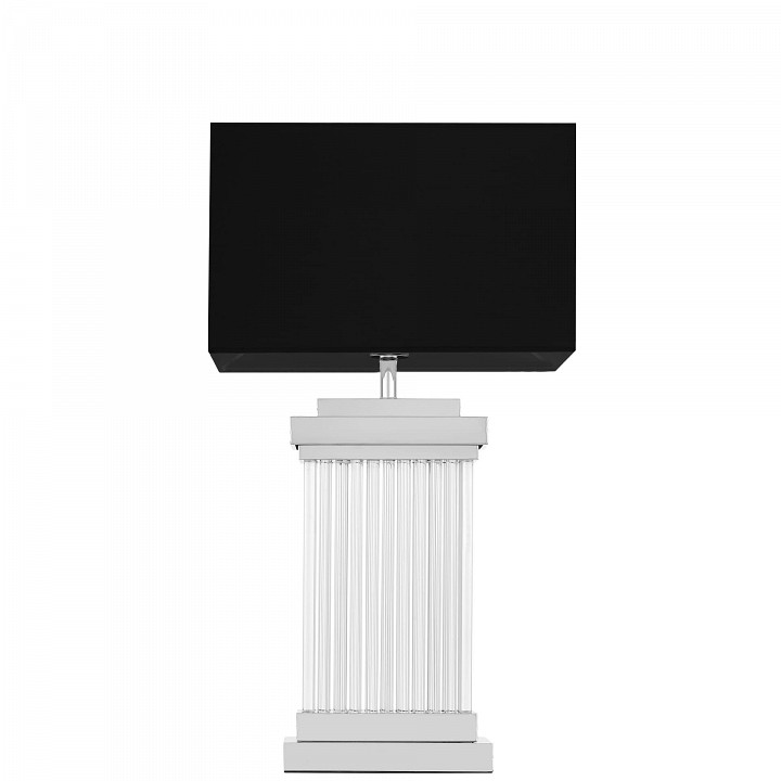 Настольная лампа декоративная lumina deco davos ldt 310 chr+bk