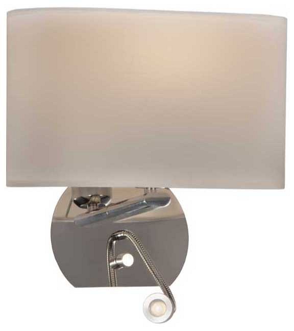 Бра с подсветкой lumina deco aruni ldw 6052-2 wt