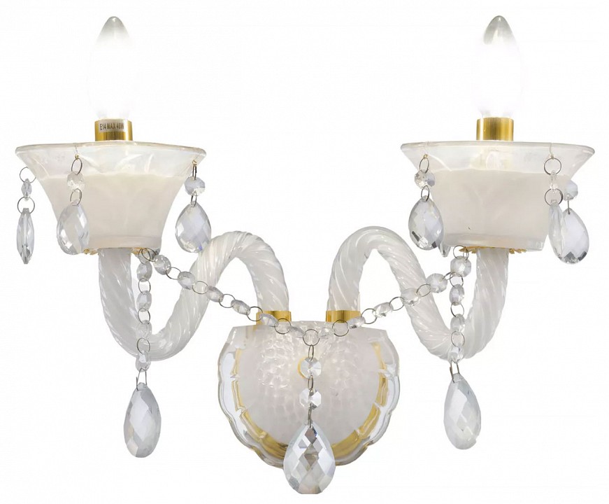 Бра lumina deco eliza ldw 7028-2 wt