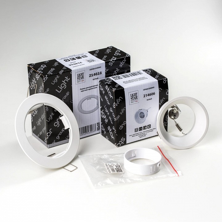 Встраиваемый светильник lightstar domino d61606wmod