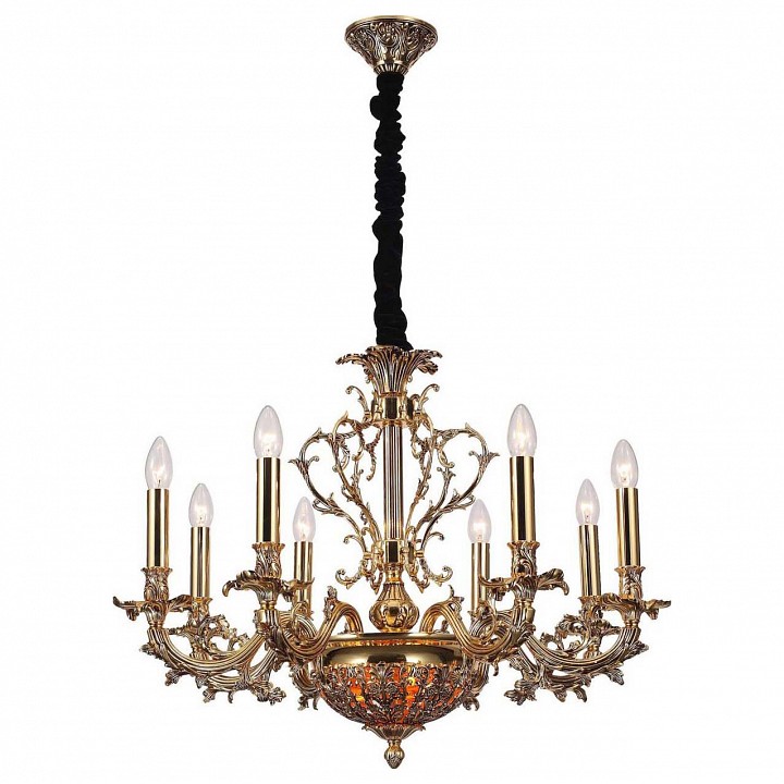 Подвесная люстра lucia tucci firrnze firenze 1780.8.2 antique gold