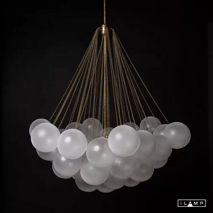 Люстра на штанге ilamp globe 10099p/3-d800 gl-wh