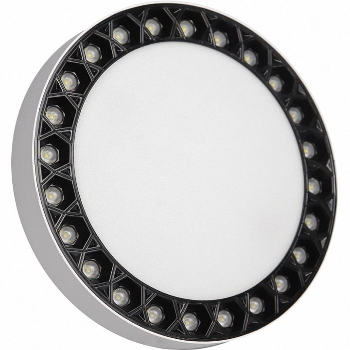 Накладной светильник iledex mercury 5552-24w-d165-3/4k-wh+bk