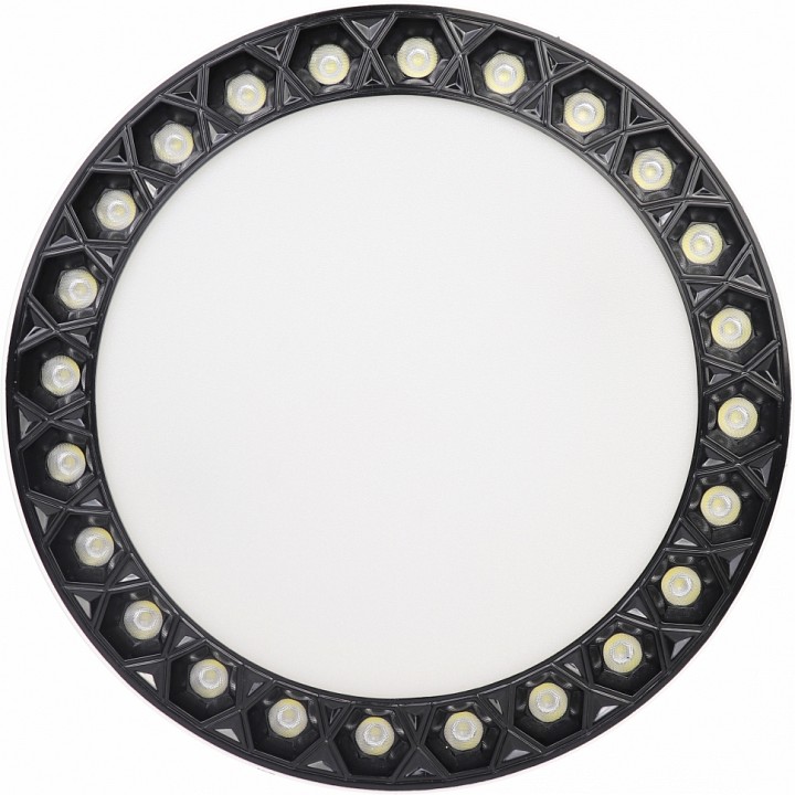 Накладной светильник iledex mercury 5552-36w-d217-3/4k-wh+bk