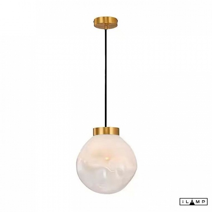 Подвесной светильник ilamp pear 8648p/l gl-wh