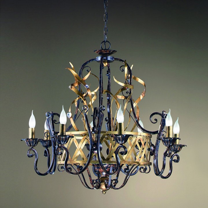 Подвесная люстра mm lampadari fiamme 6618/8 v2173 xp