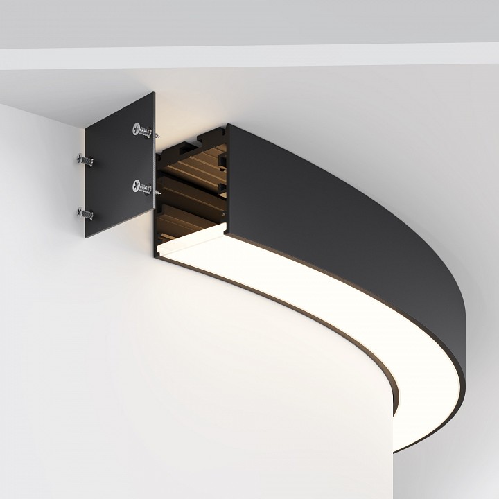 Профиль накладной maytoni led strip alm-3535r-b-d-90°-0.8m
