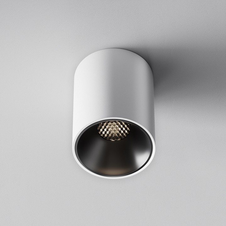 Накладной светильник maytoni alfa led c064cl-8w4k-rd-wb