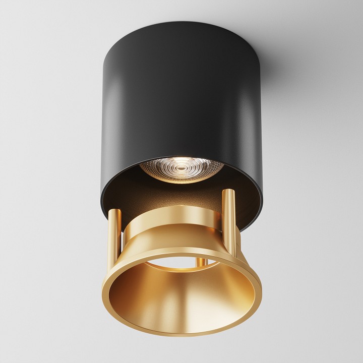 Накладной светильник maytoni alfa led c064cl-l12b3k-d