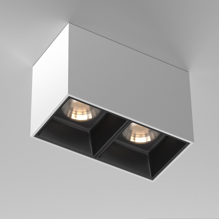 Накладной светильник maytoni alfa led c065cl-02-l12w3k-w