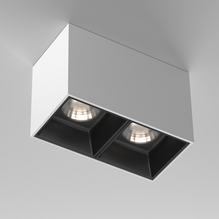 Накладной светильник maytoni alfa led c065cl-02-l12w4k-w